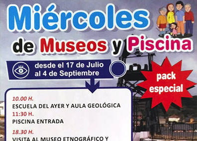 MIÉRCOLES DE MUSEOS Y PISCINA