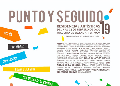 Exposición PUNTO Y SEGUIDO 2019