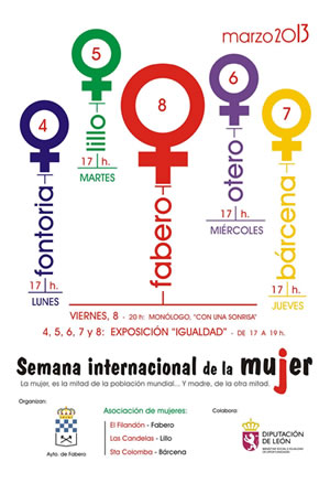 Del 4 a l 8 de Marzo, Semana Internacional de la Mujer