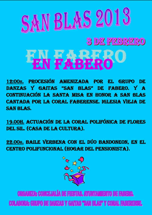Fiesta de San Blas 2013 en Fabero
